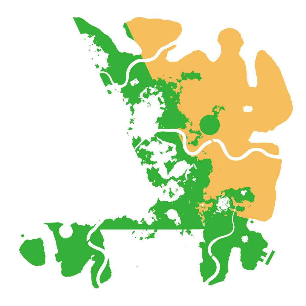 Biome Rust Map: Procedural Map, Size: 4000, Seed: 914190