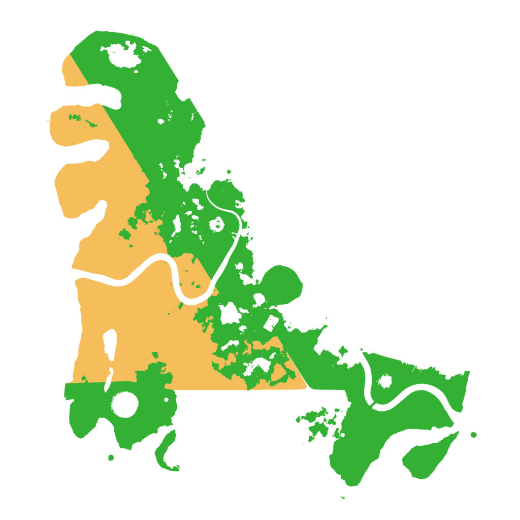 Biome Rust Map: Procedural Map, Size: 3550, Seed: 713669