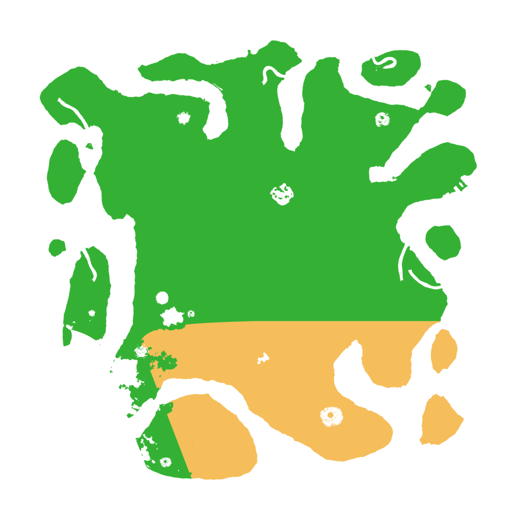 Biome Rust Map: Procedural Map, Size: 3600, Seed: 726886448