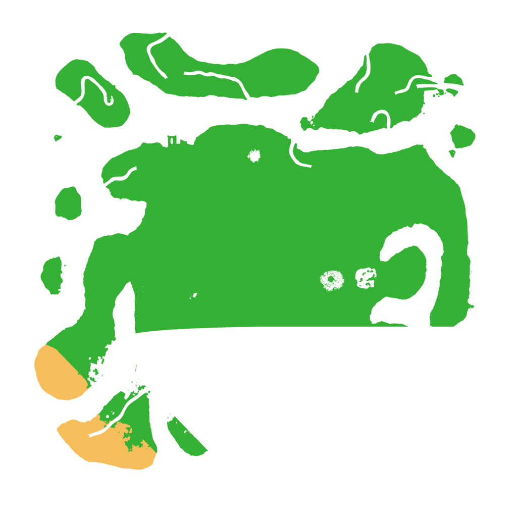 Biome Rust Map: Procedural Map, Size: 3550, Seed: 85113