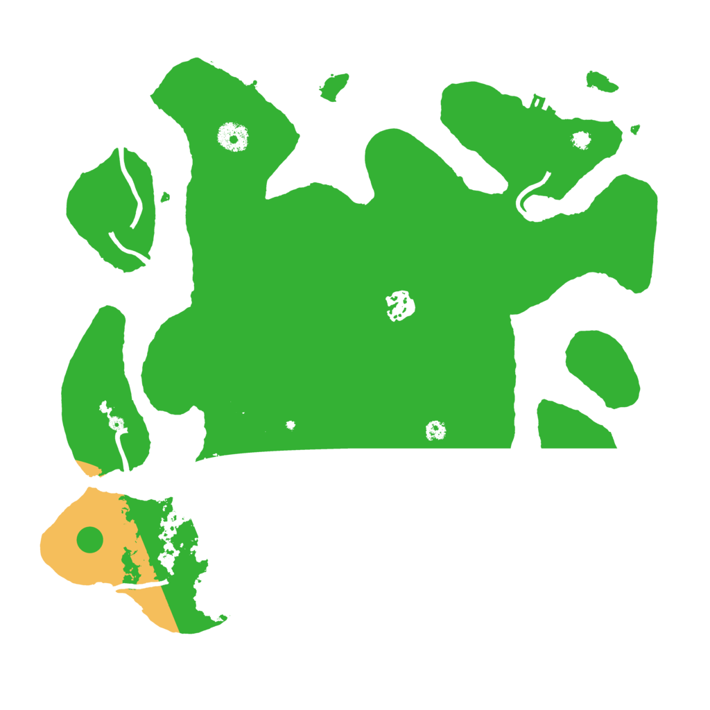 Biome Rust Map: Procedural Map, Size: 3550, Seed: 812586