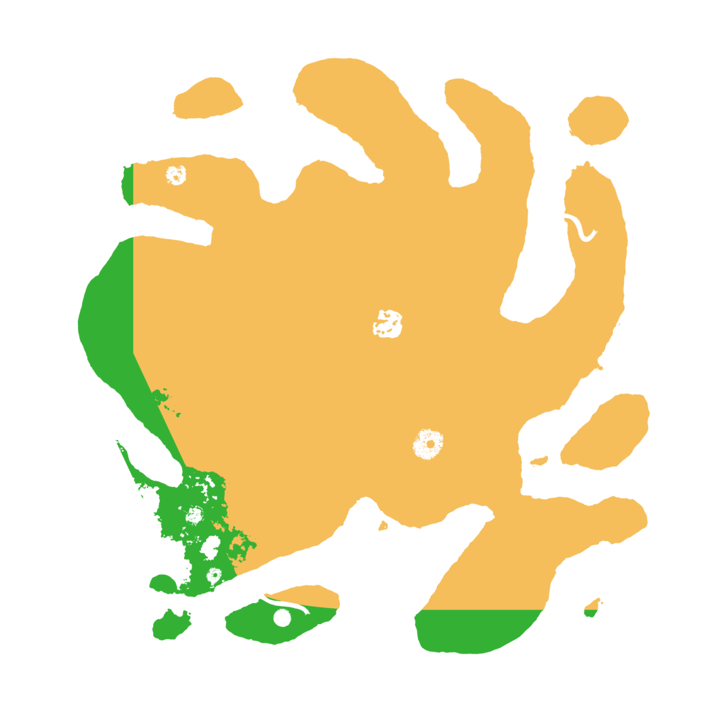 Biome Rust Map: Procedural Map, Size: 3550, Seed: 420276