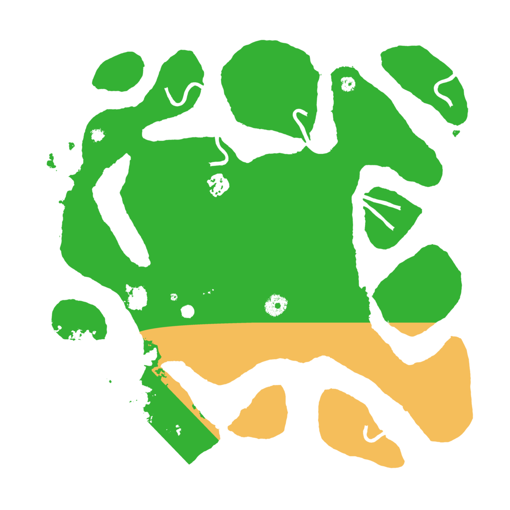 Biome Rust Map: Procedural Map, Size: 3550, Seed: 257656