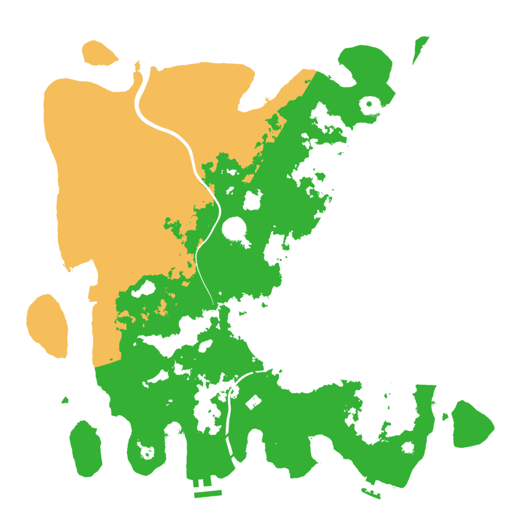 Biome Rust Map: Procedural Map, Size: 3850, Seed: 120327908