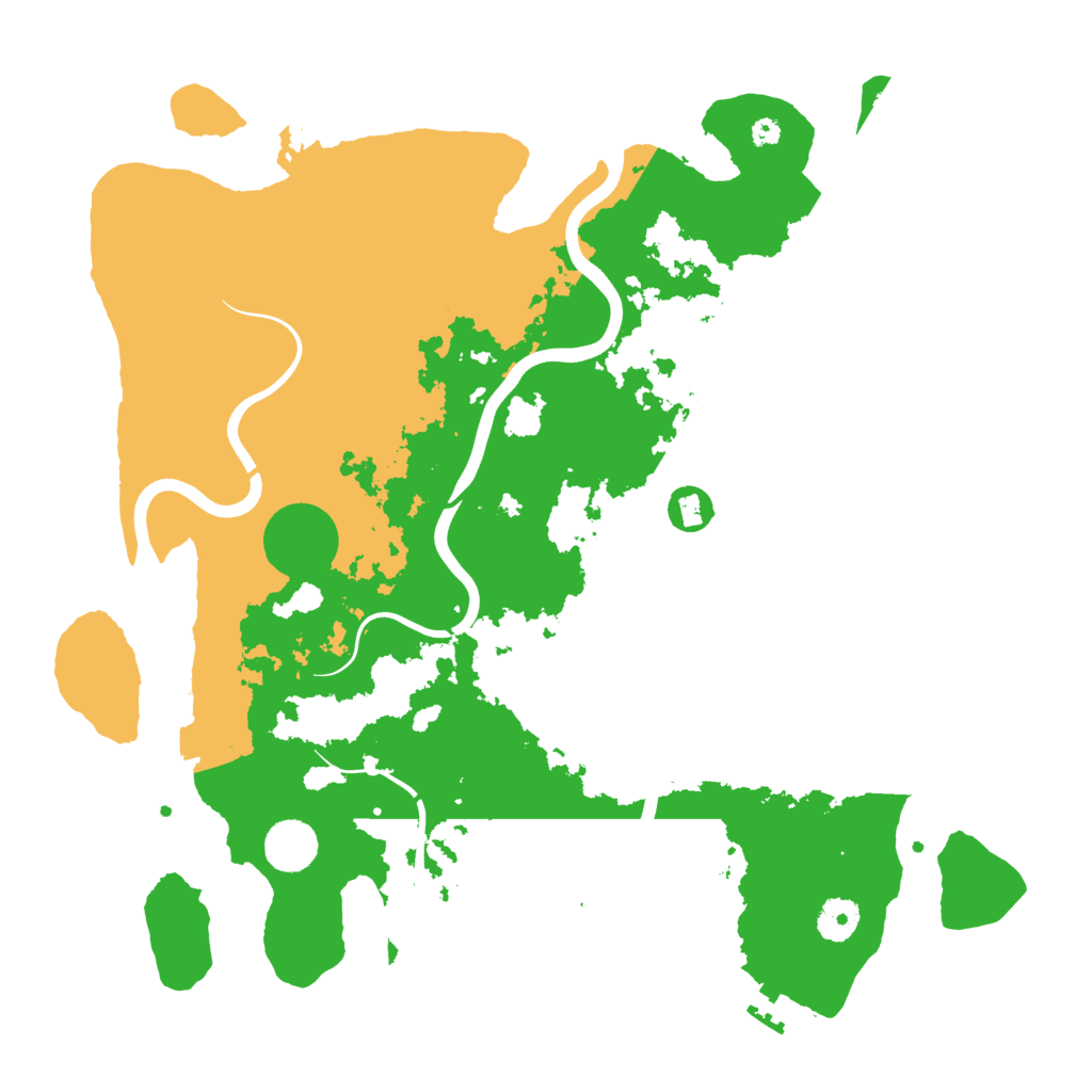 Biome Rust Map: Procedural Map, Size: 3850, Seed: 120327908