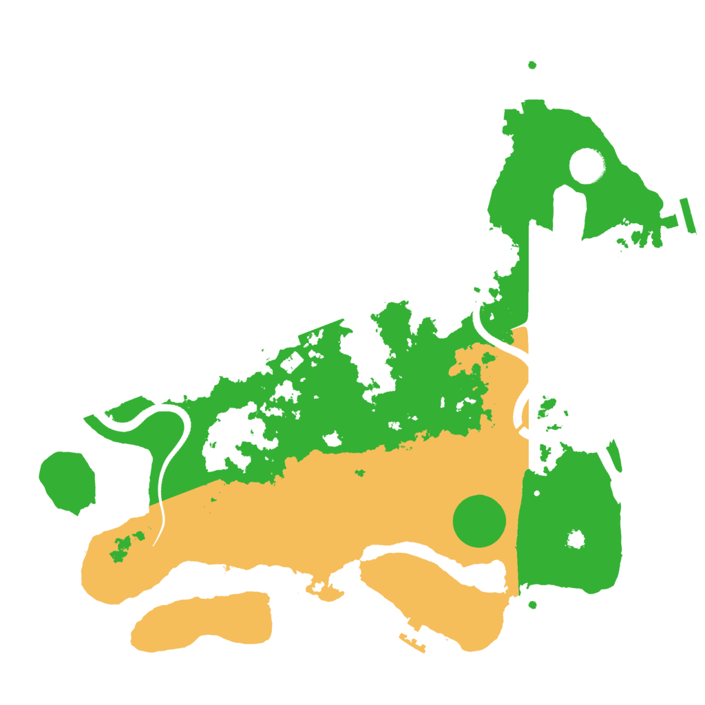 Biome Rust Map: Procedural Map, Size: 3550, Seed: 647951