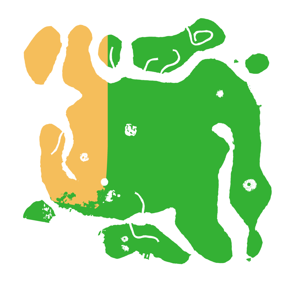 Biome Rust Map: Procedural Map, Size: 3500, Seed: 20453