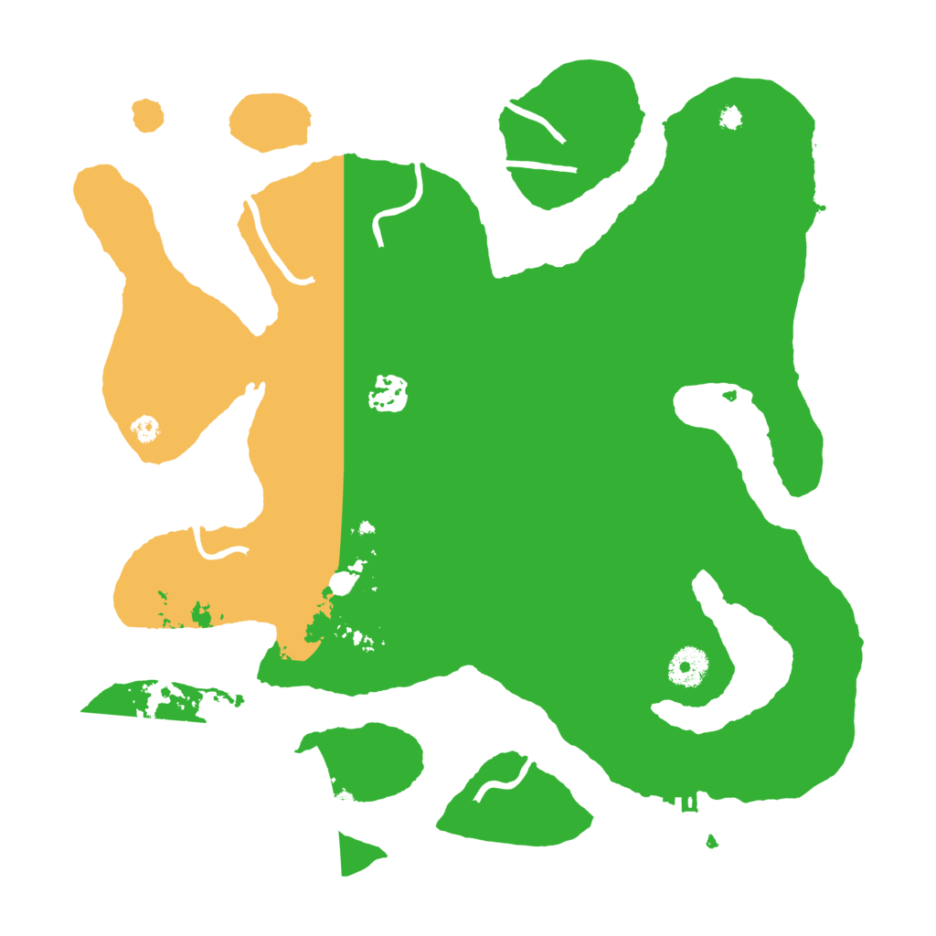 Biome Rust Map: Procedural Map, Size: 3550, Seed: 16877