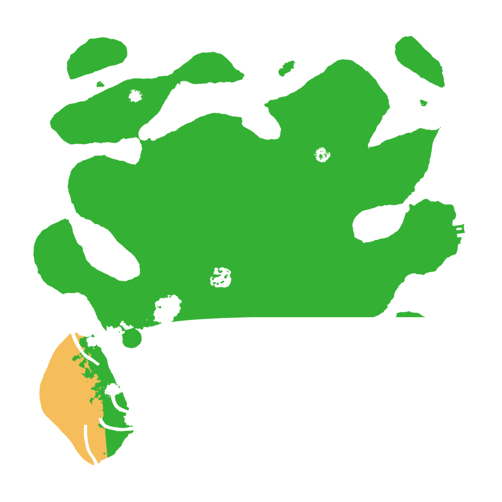 Biome Rust Map: Procedural Map, Size: 3500, Seed: 2247627