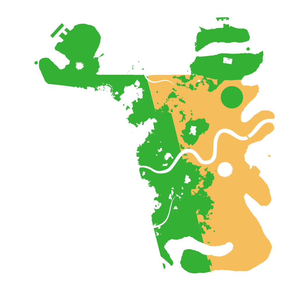 Biome Rust Map: Procedural Map, Size: 3550, Seed: 268270