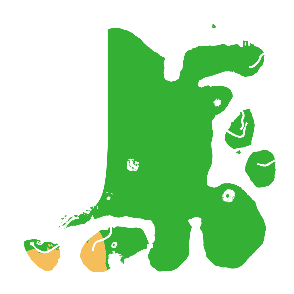 Biome Rust Map: Procedural Map, Size: 3500, Seed: 1054308552