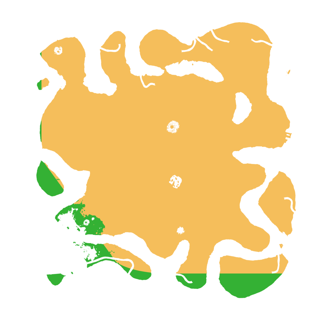 Biome Rust Map: Procedural Map, Size: 3875, Seed: 245246