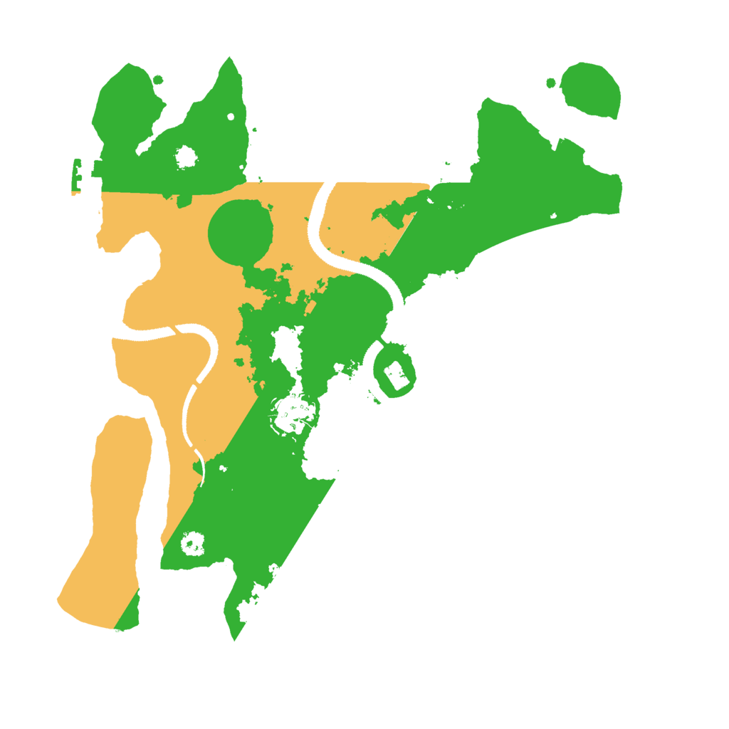 Biome Rust Map: Procedural Map, Size: 3000, Seed: 304327137