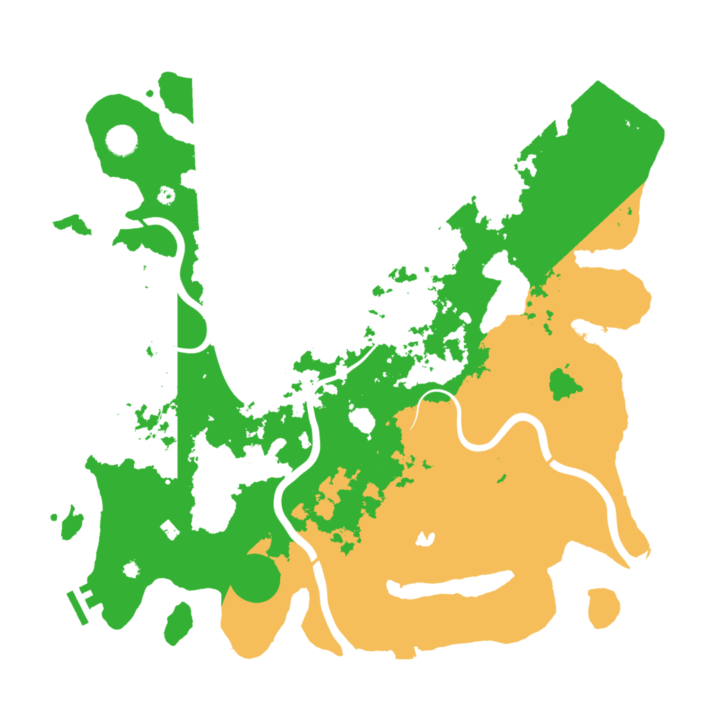 Biome Rust Map: Procedural Map, Size: 4000, Seed: 141632