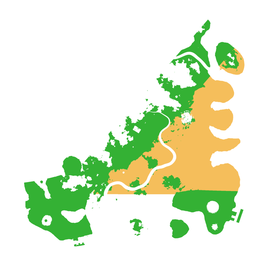 Biome Rust Map: Procedural Map, Size: 3750, Seed: 5684284