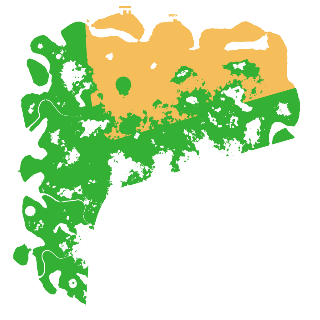 Biome Rust Map: Procedural Map, Size: 5500, Seed: 1651616156