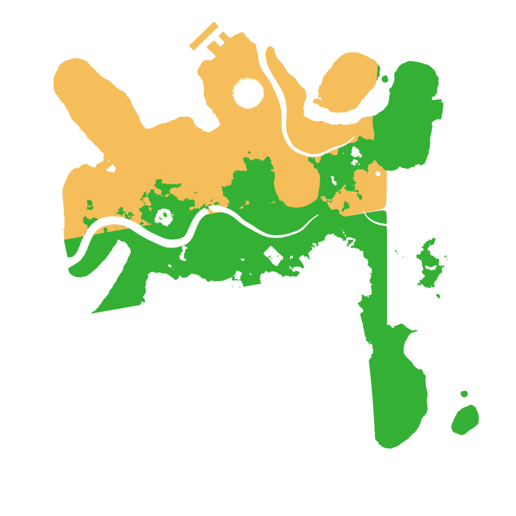 Biome Rust Map: Procedural Map, Size: 3000, Seed: 1411338969