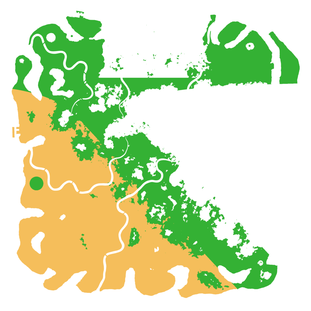 Biome Rust Map: Procedural Map, Size: 6000, Seed: 85335