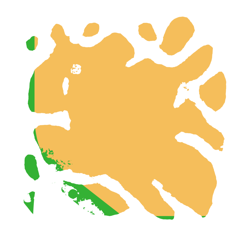 Biome Rust Map: Barren, Size: 3500, Seed: 161548380