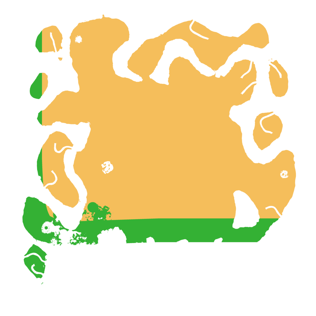 Biome Rust Map: Procedural Map, Size: 4000, Seed: 158310