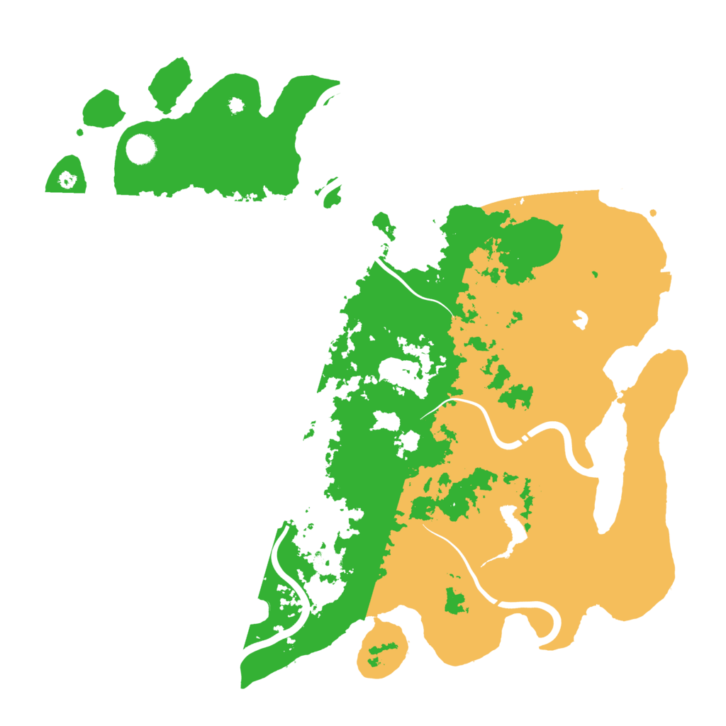 Biome Rust Map: Procedural Map, Size: 4250, Seed: 16283