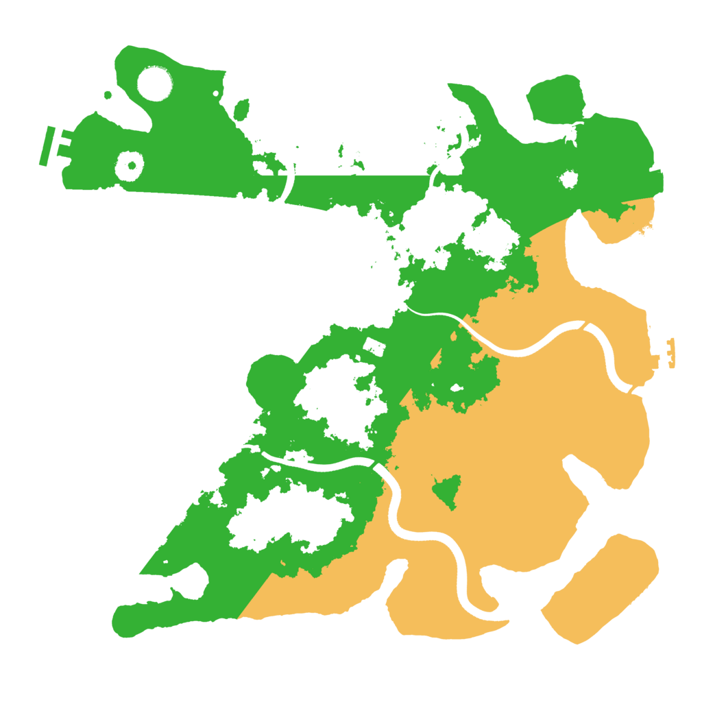 Biome Rust Map: Procedural Map, Size: 3550, Seed: 212796