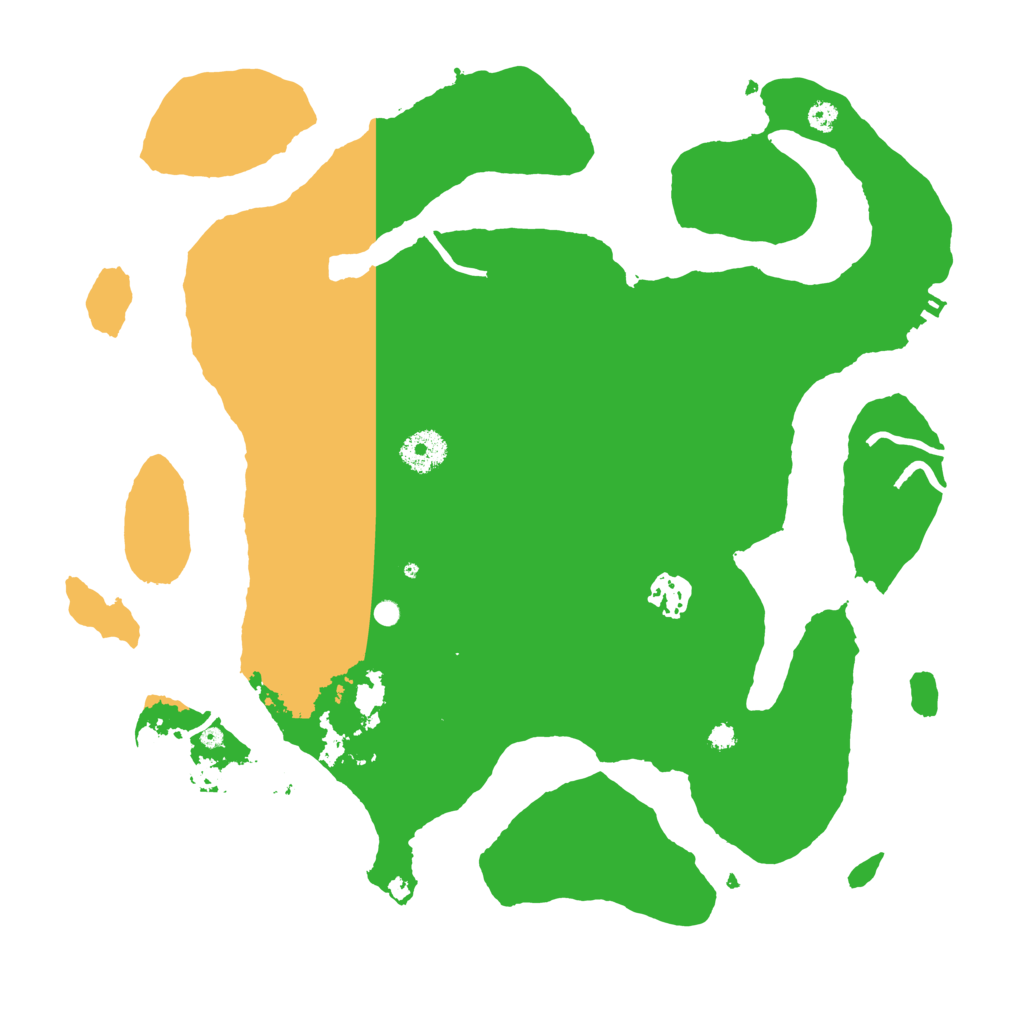 Biome Rust Map: Procedural Map, Size: 3550, Seed: 448704