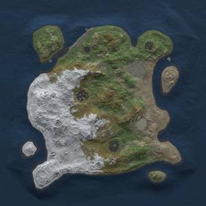 Thumbnail Rust Map: Procedural Map, Size: 2700, Seed: 121, 11 Monuments