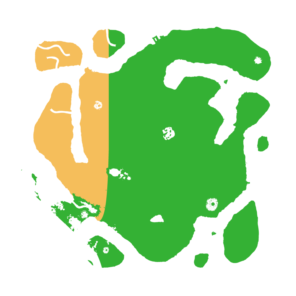 Biome Rust Map: Procedural Map, Size: 3550, Seed: 369413