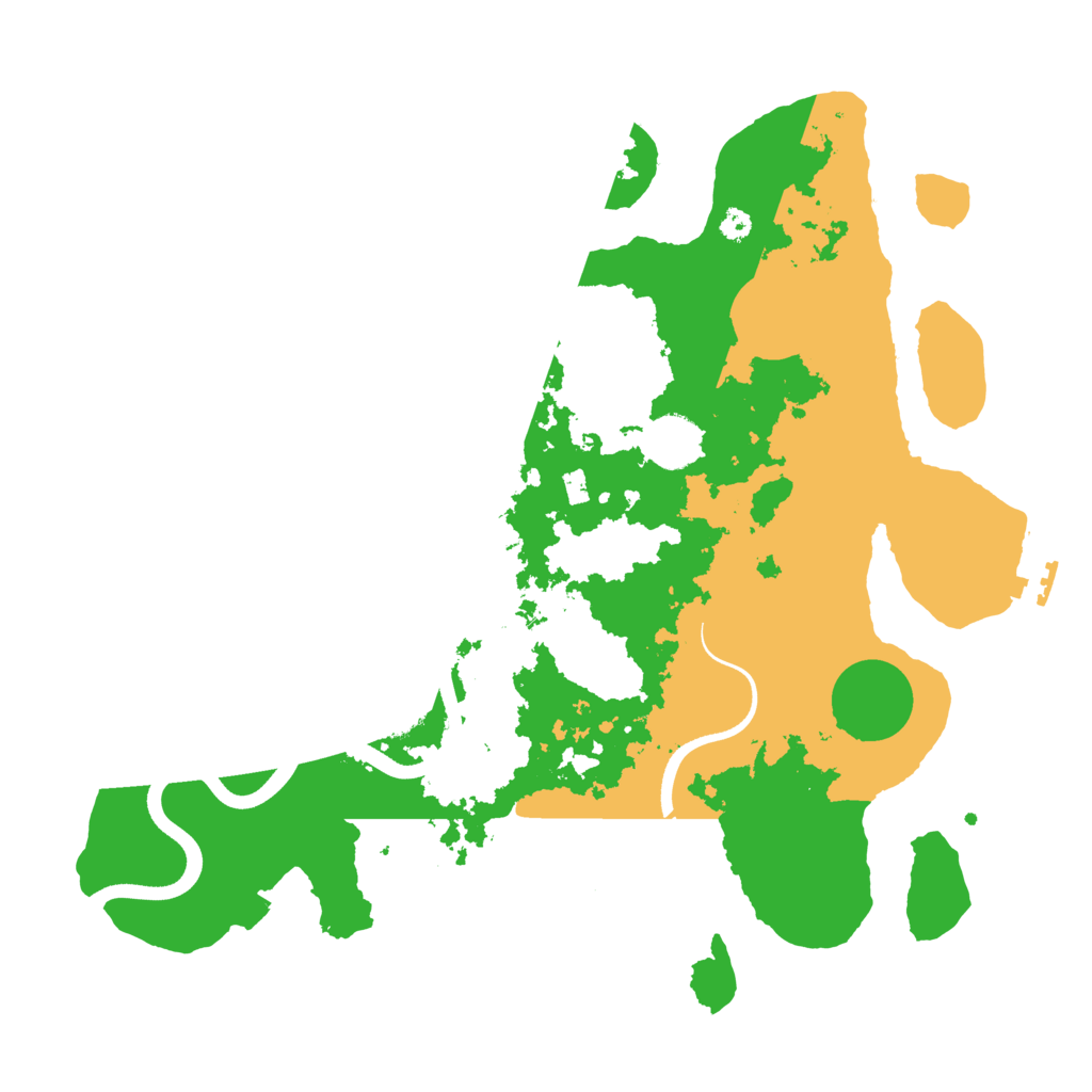 Biome Rust Map: Procedural Map, Size: 3550, Seed: 570828