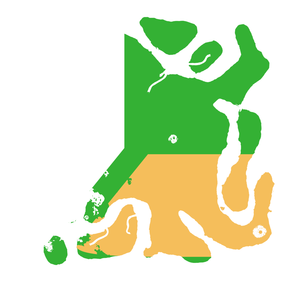 Biome Rust Map: Procedural Map, Size: 3500, Seed: 4211