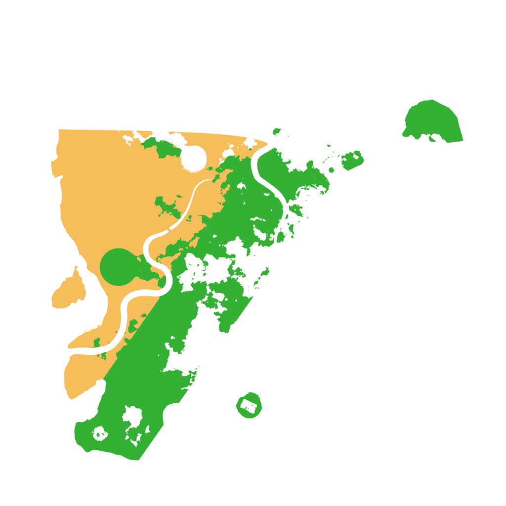 Biome Rust Map: Procedural Map, Size: 3550, Seed: 514456