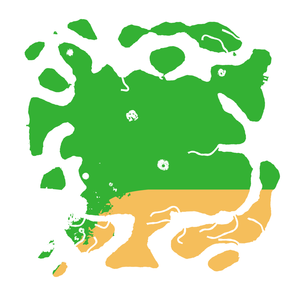 Biome Rust Map: Procedural Map, Size: 3950, Seed: 1551947790