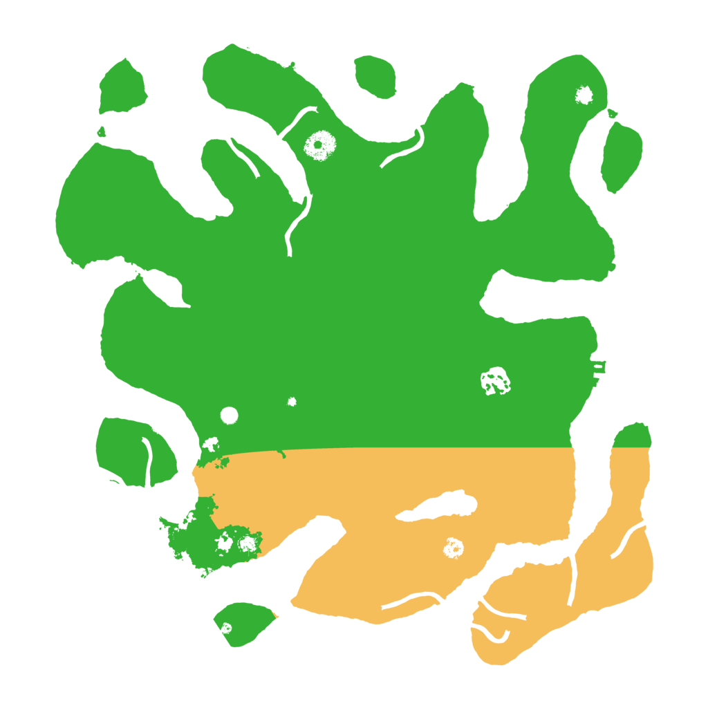 Biome Rust Map: Procedural Map, Size: 3550, Seed: 475006