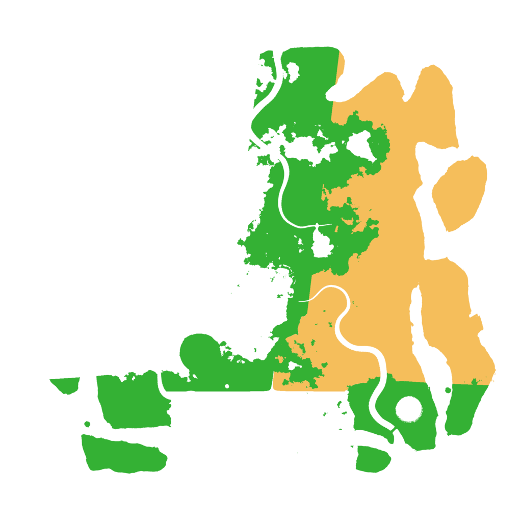 Biome Rust Map: Procedural Map, Size: 3550, Seed: 846965