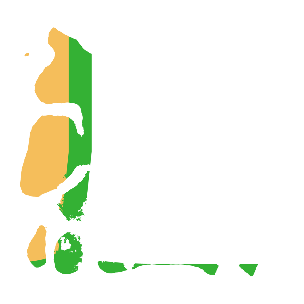 Biome Rust Map: Barren, Size: 3500, Seed: 304882911