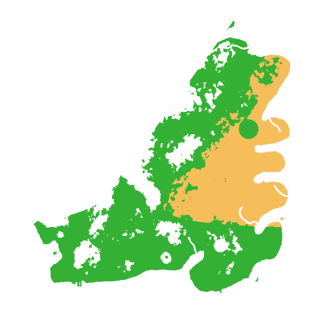 Biome Rust Map: Procedural Map, Size: 4200, Seed: 3238