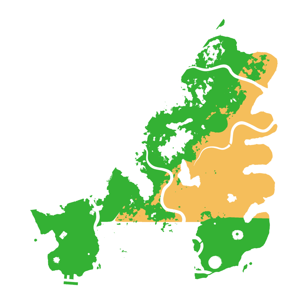 Biome Rust Map: Procedural Map, Size: 4200, Seed: 3238