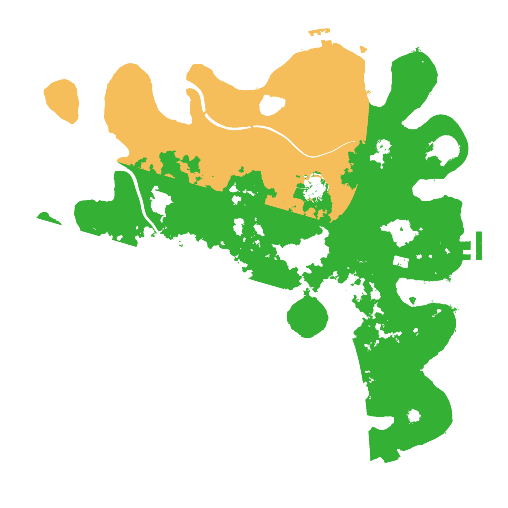 Biome Rust Map: Procedural Map, Size: 3550, Seed: 419767