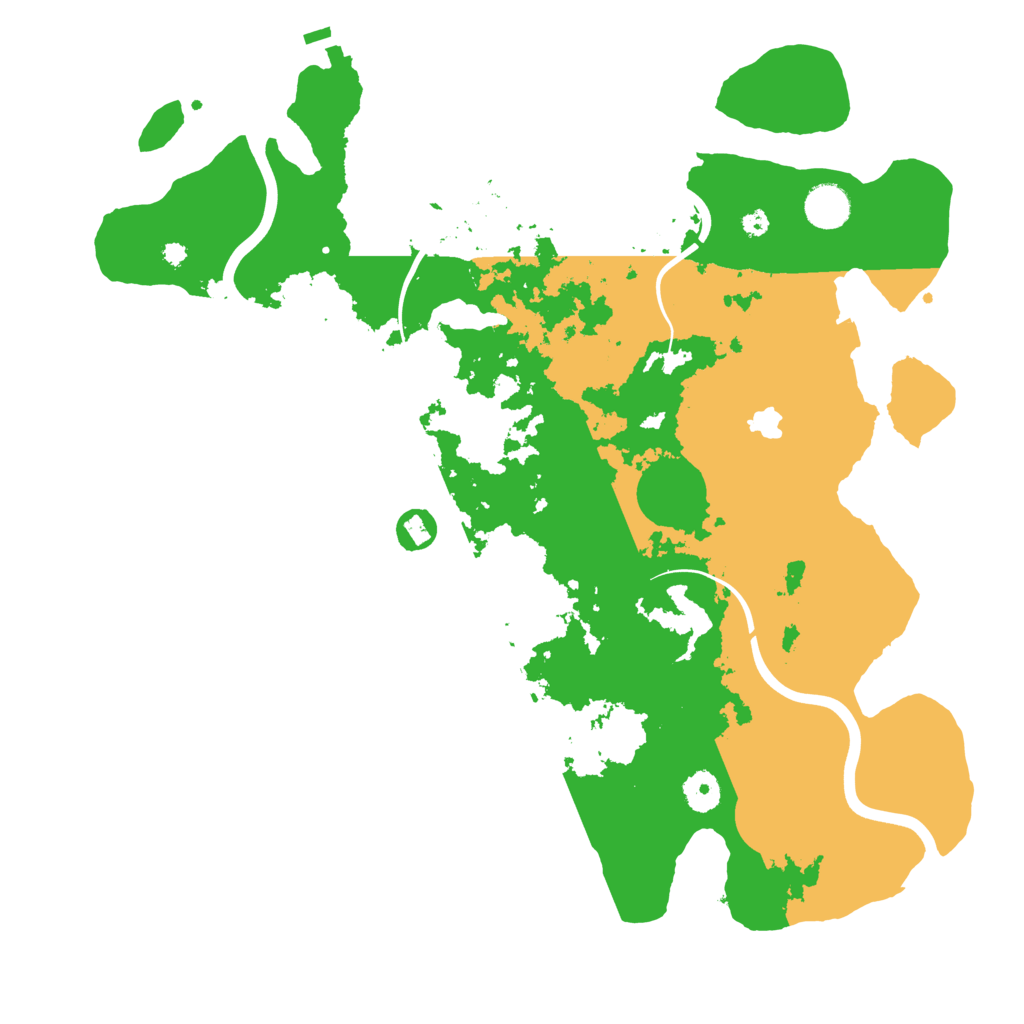 Biome Rust Map: Procedural Map, Size: 4000, Seed: 739497