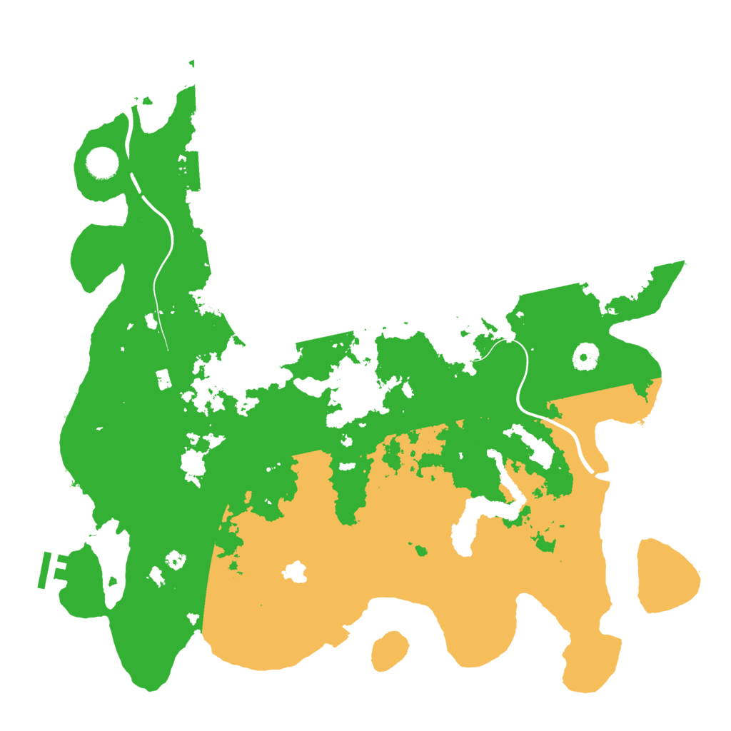 Biome Rust Map: Procedural Map, Size: 4000, Seed: 99563