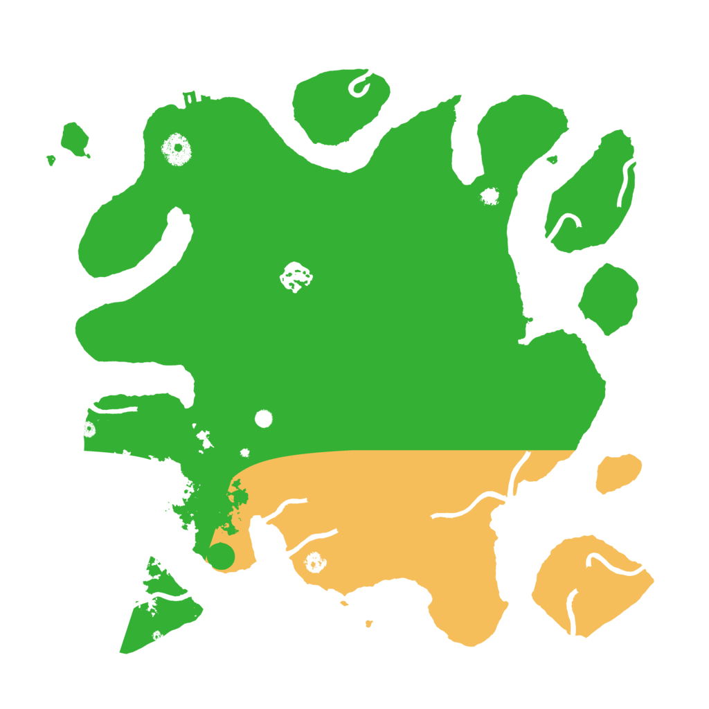 Biome Rust Map: Procedural Map, Size: 3550, Seed: 374724