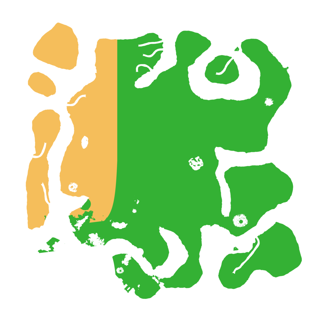 Biome Rust Map: Procedural Map, Size: 3500, Seed: 819954