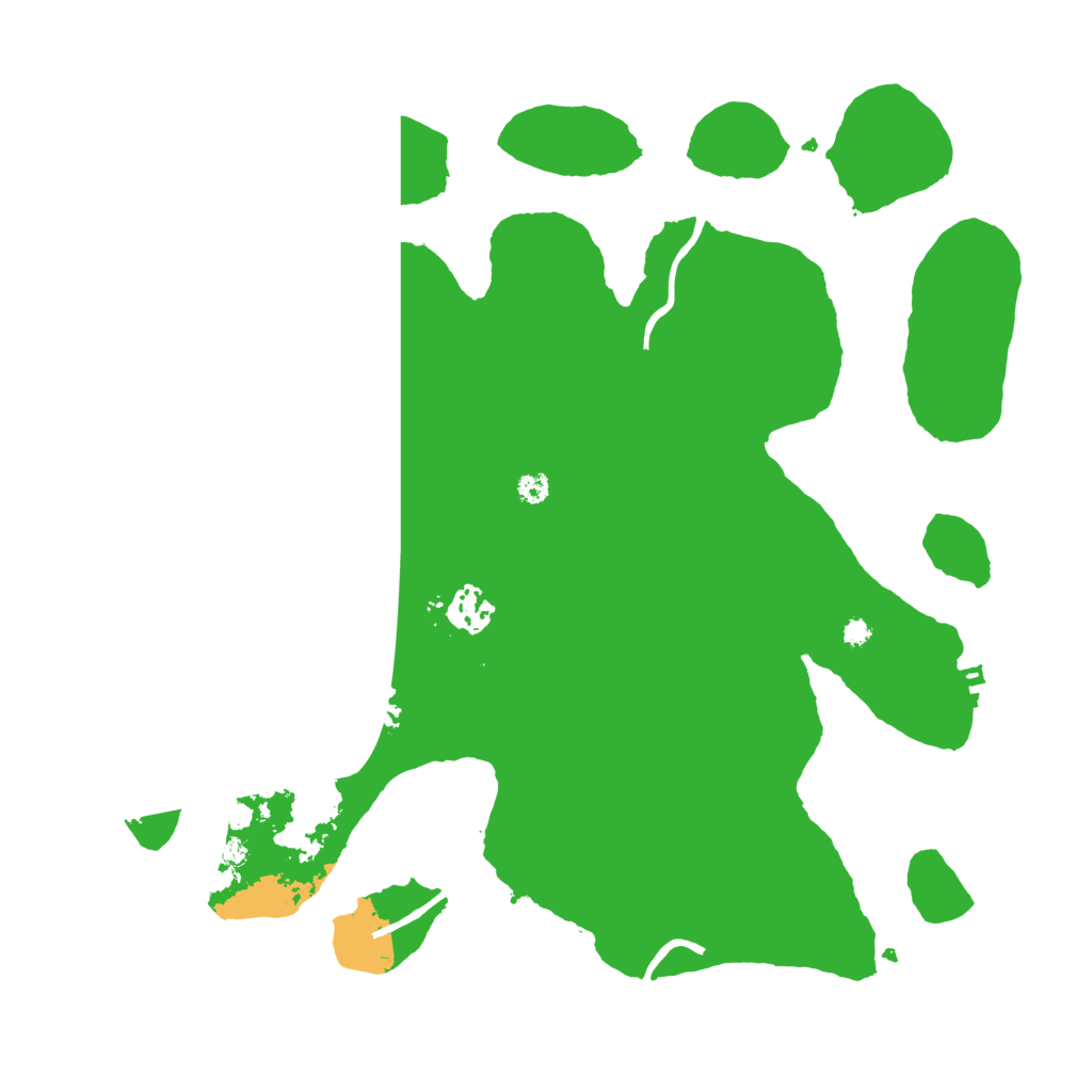 Biome Rust Map: Procedural Map, Size: 3550, Seed: 614776