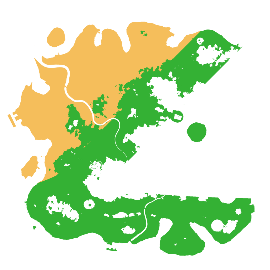 Biome Rust Map: Procedural Map, Size: 3950, Seed: 652463124