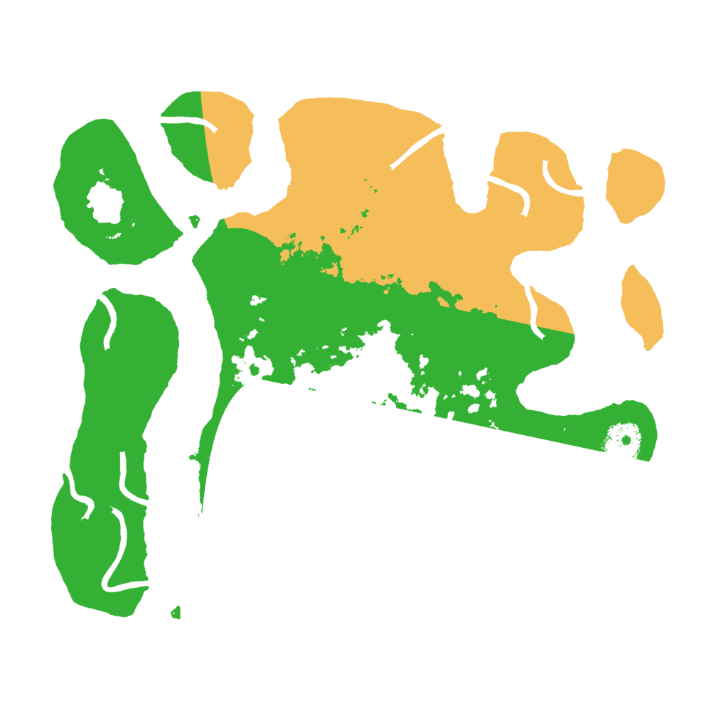 Biome Rust Map: Procedural Map, Size: 3000, Seed: 2351