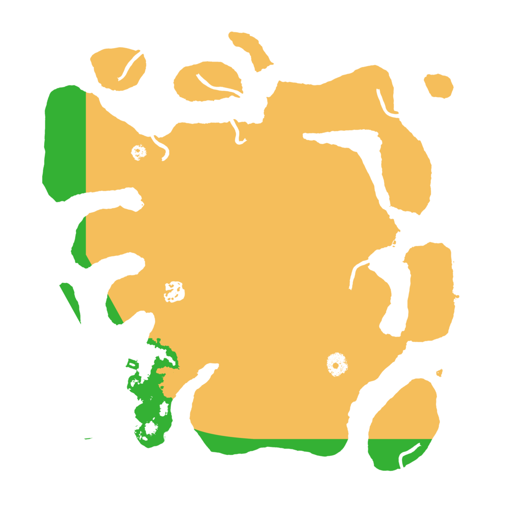 Biome Rust Map: Procedural Map, Size: 3500, Seed: 34198711