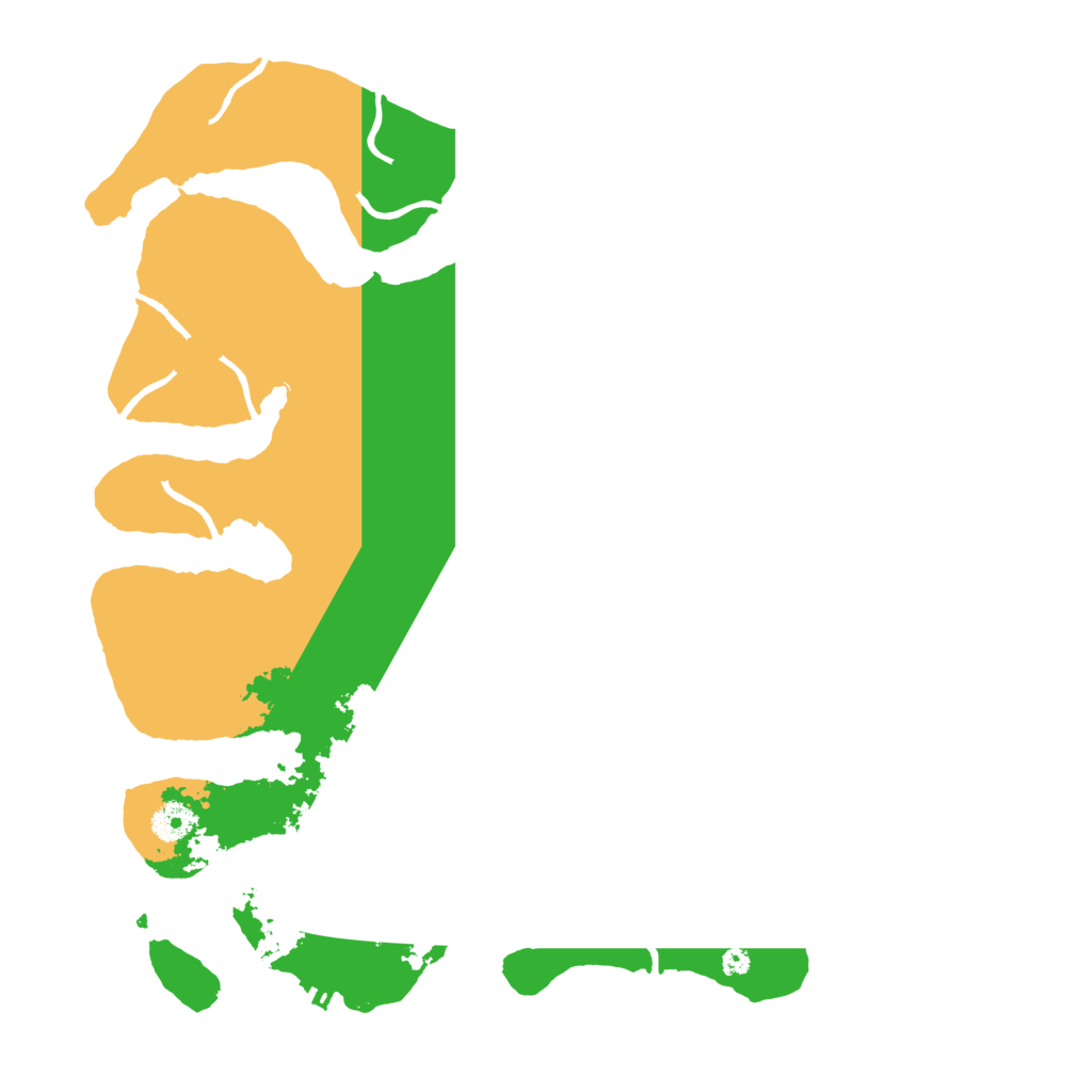 Biome Rust Map: Procedural Map, Size: 4000, Seed: 93256