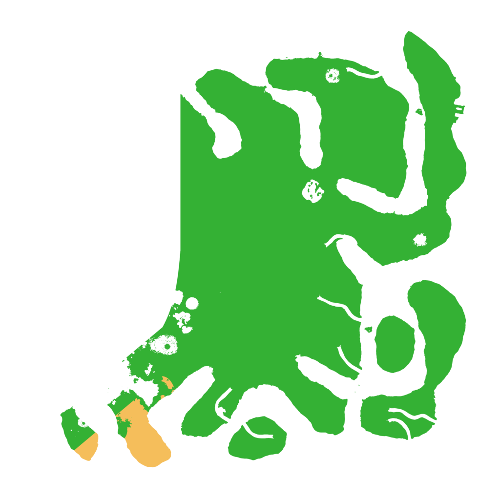 Biome Rust Map: Procedural Map, Size: 3550, Seed: 127766