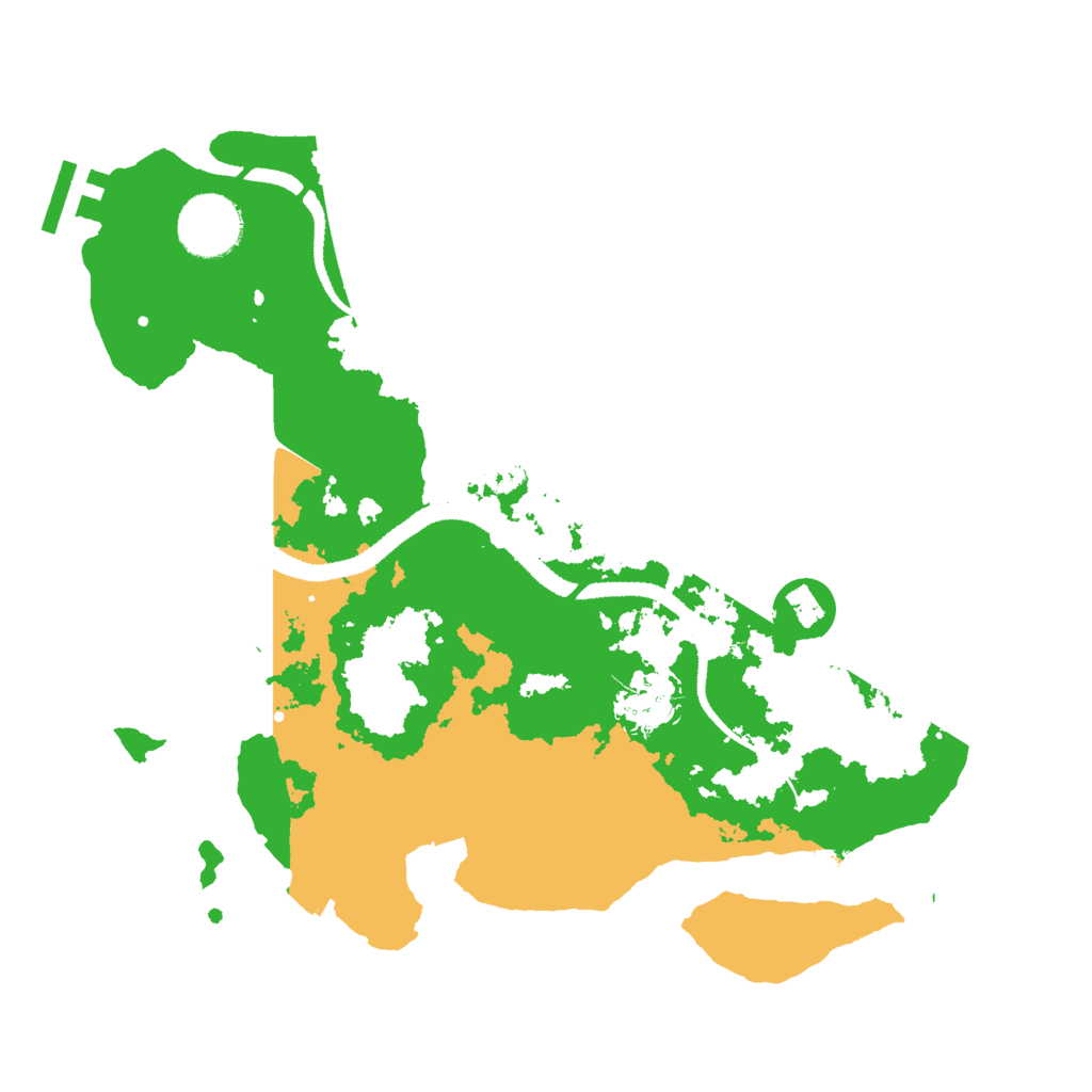 Biome Rust Map: Procedural Map, Size: 3000, Seed: 173824